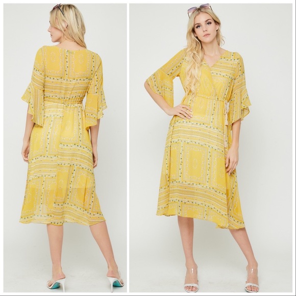 The Country Bohemian Vintage Style Dress - Picture 4 of 8